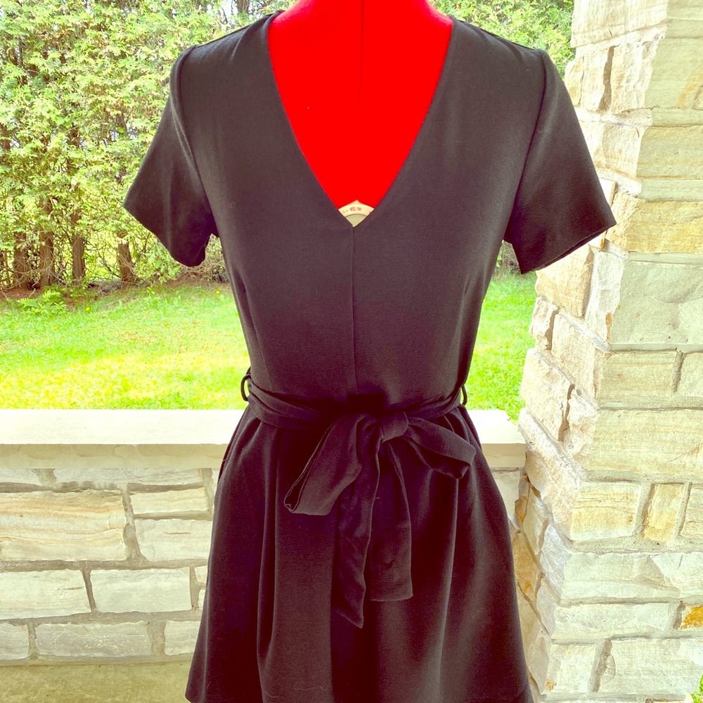 Mini black dress from Dynamite.